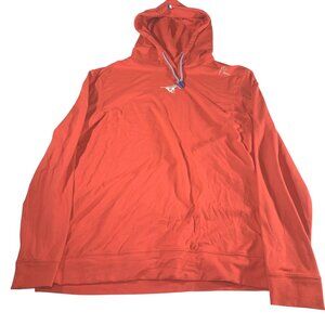 Rhoback Mens Red Hesi Performance Hoodie SMU Mustangs Size Medium Drawstrings